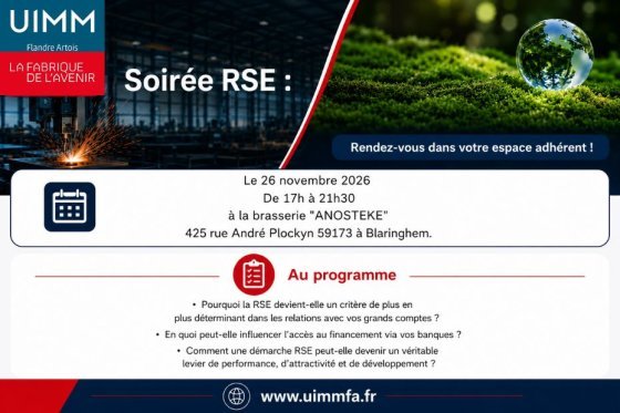 Vous êtes à l’honneur&nbsp;! Rejoignez-nous pour notre Soirée RSE