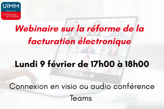 Webinaire sur la réforme de la facturation électronique 
