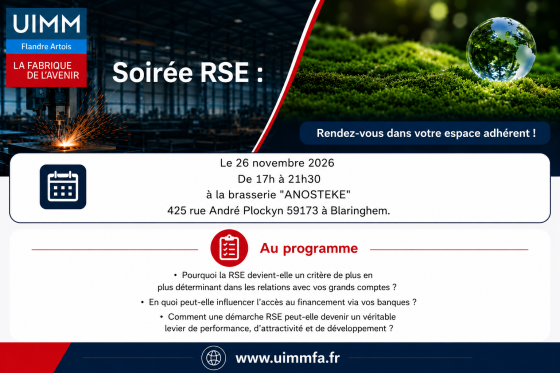 Vous êtes à l’honneur&nbsp;! Rejoignez-nous pour notre Soirée RSE